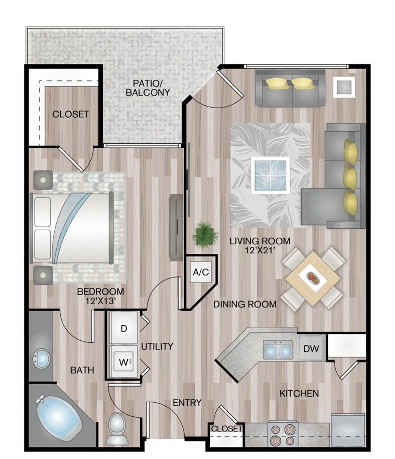 The Augusta floor plan